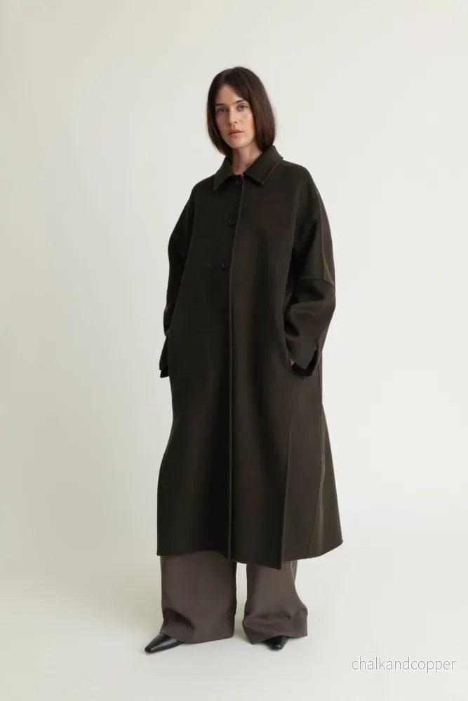 Lyric Coat Luxe Wool Forest Green A Part of the Art