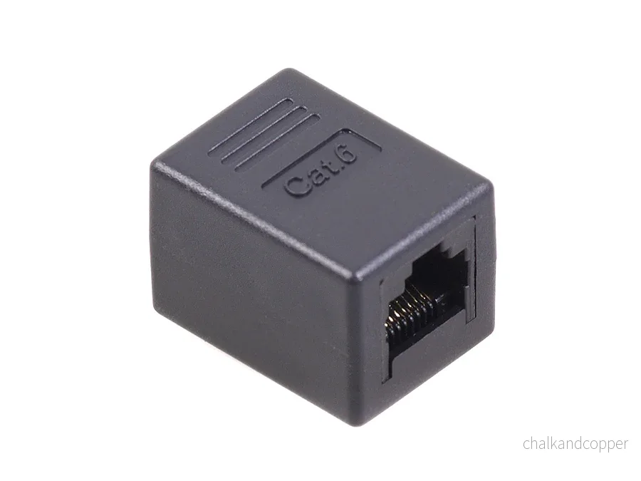 Maclean RJ45-kontakt, sockel-sockel, fat, Cat6, MCTV-811