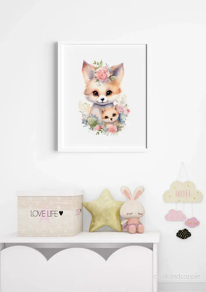 Cute fox with cub - Bild 2