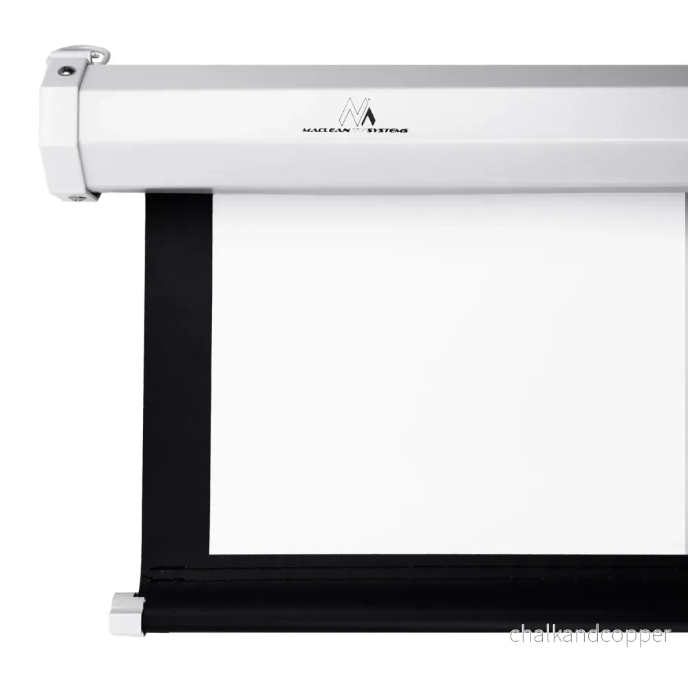 Maclean-projektionsduk, auto-lock, mattvit, vägg- eller takmontering, 100 tum, 4:3, 200 x 150 cm, MC-594 - Bild 3