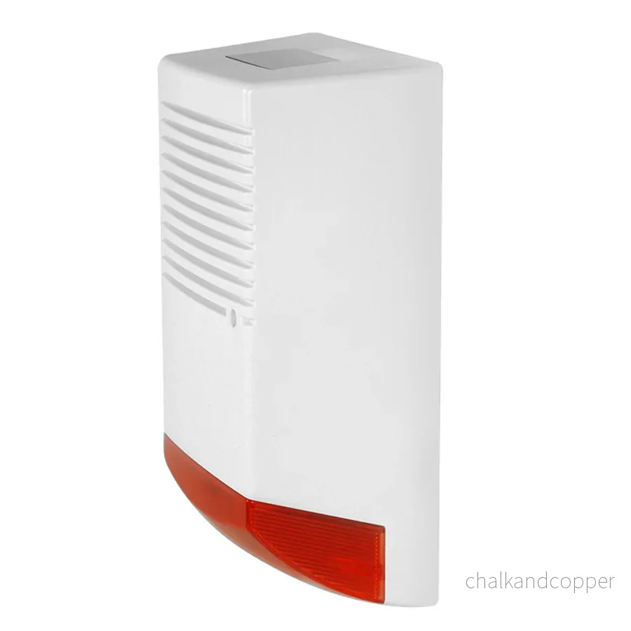 DC3300 solar dummy alarm siren stor professionell LARMSIREN - Bild 2