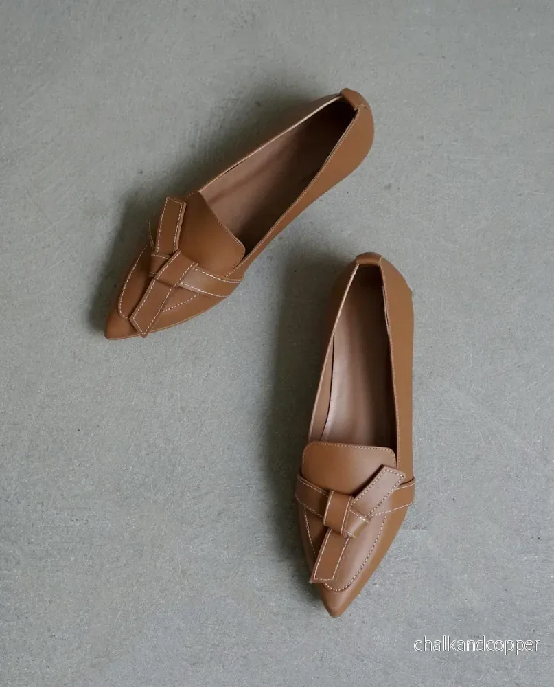 Ally Leather Cognac Flattered