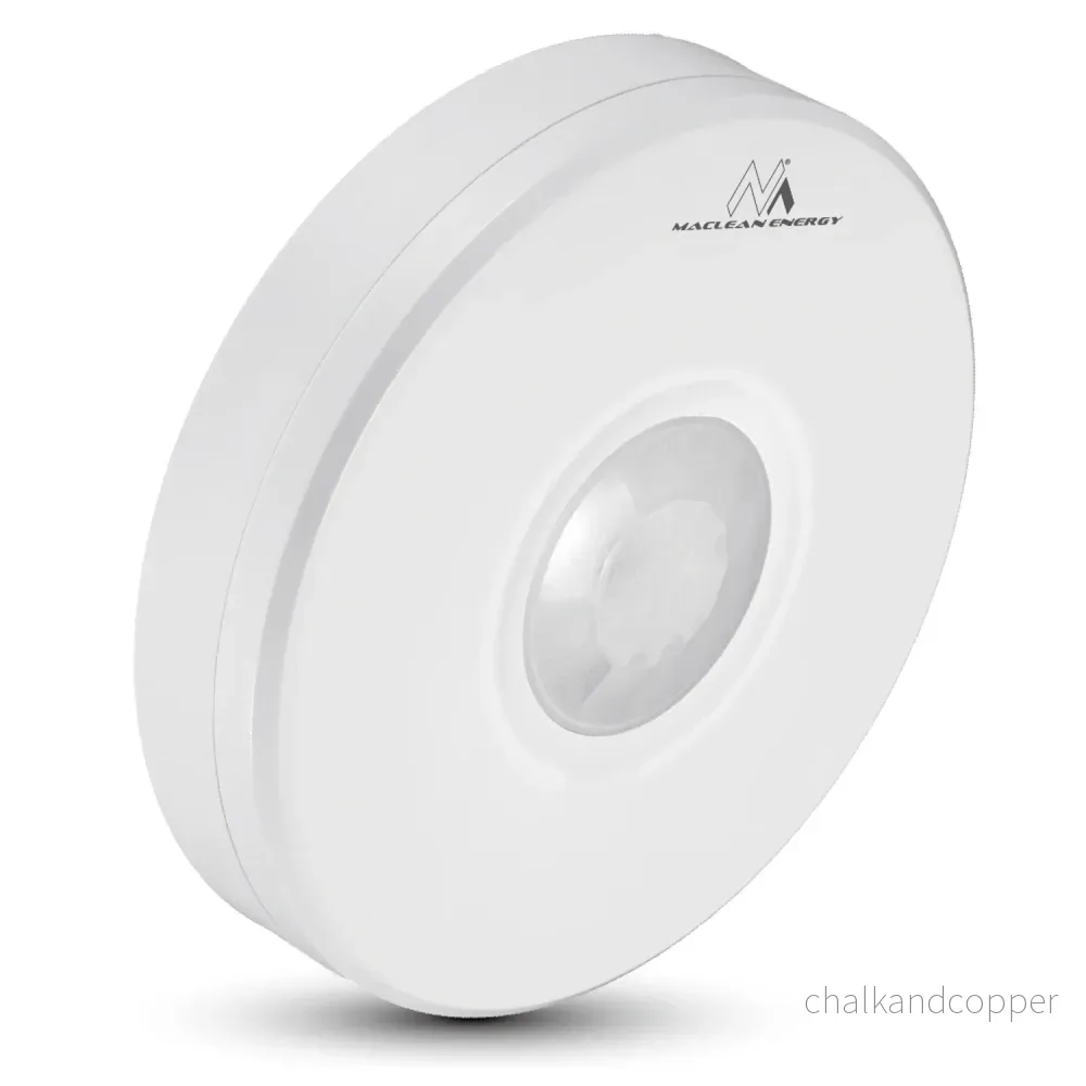 Maclean Energy - Infraröd rörelsesensor -IP65 för utomhusbruk - Inomhus 8 m, max belastning 2000W