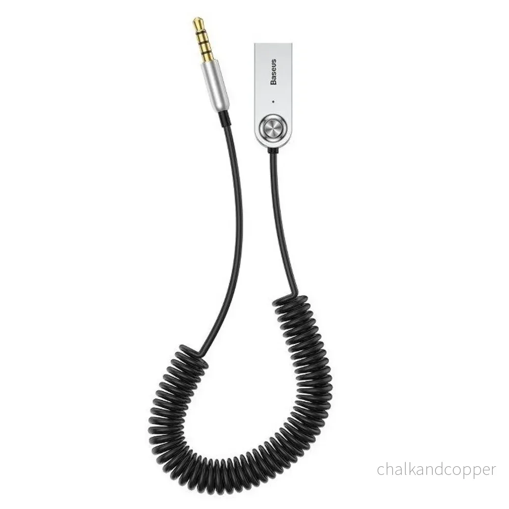 Baseus CABA01-01 Bluetooth 5.0 USB AUX-uttag 3,5 mm mottagare