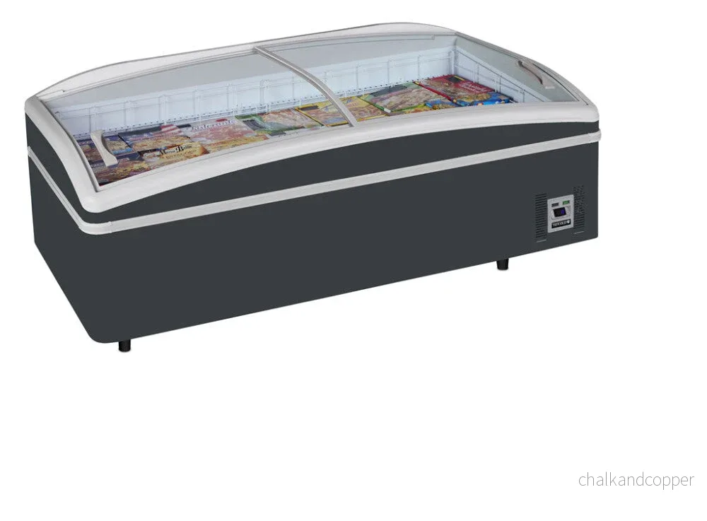 Supermarket kyl/frys i antracit-SALLOW HEAD A-CF