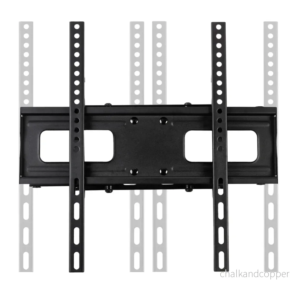 Maclean TV-fäste, max VESA 400x400, 32-75", 50kg, horisontell och vertikal vinkeljustering, profil 80-380mm, svart, MC-788 - Bild 2