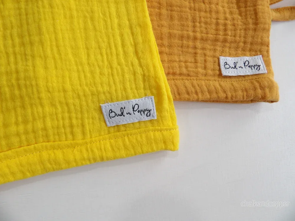Muslin badvantar 2-pack - Golden Honey - Bild 3