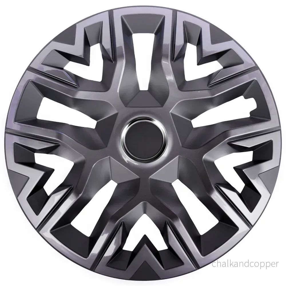 Universal navkapslar 16'' NRM Perfecto grafitlackerade 4 st