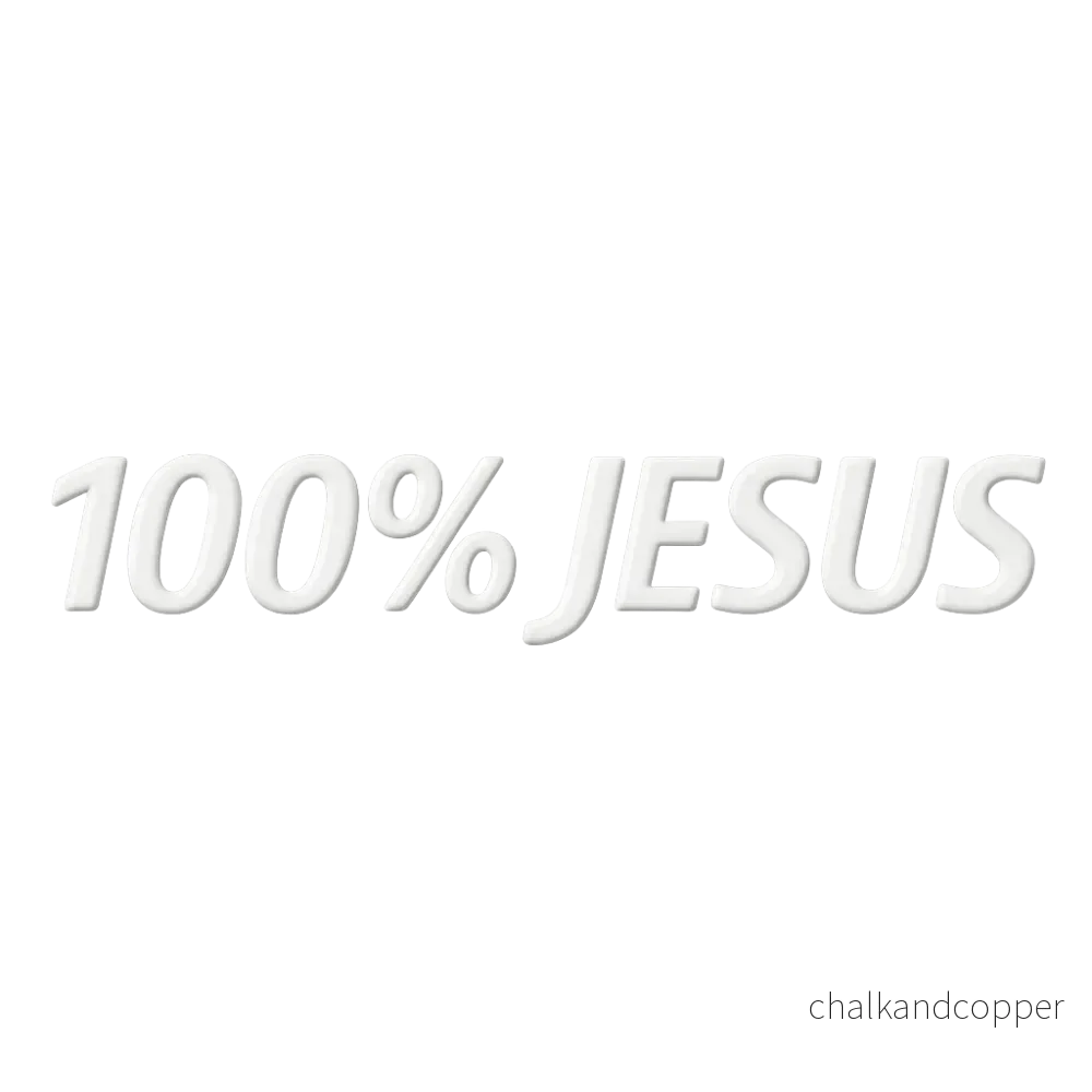 100% Jesus – Par (2 prints)