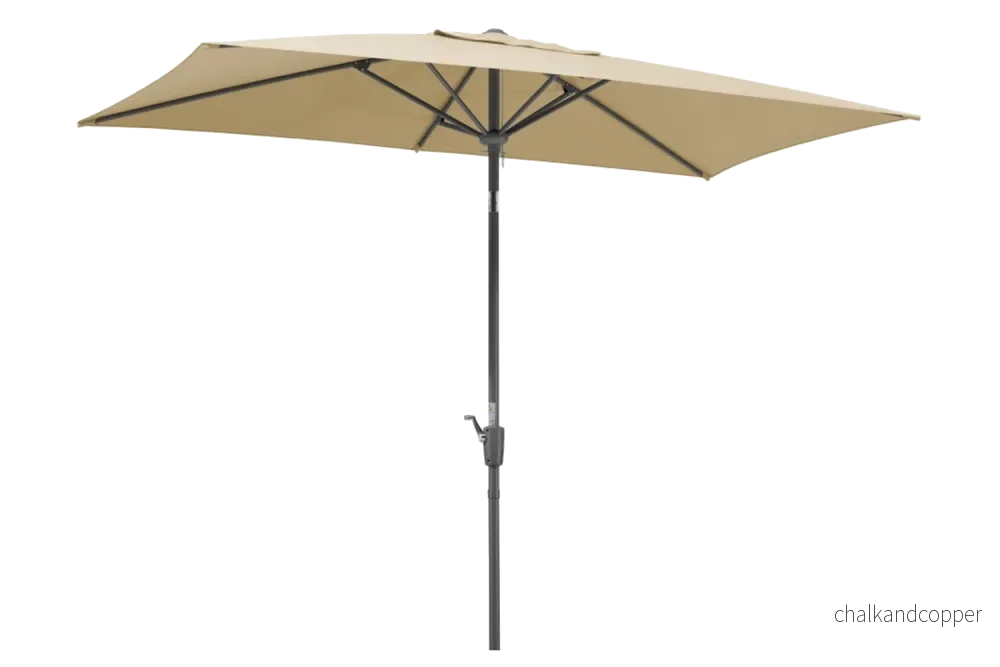 Tunis parasoll med vev och tilt 270 x 150 cm - Bild 2