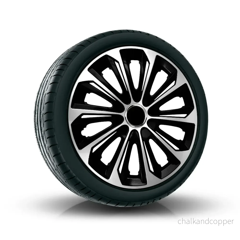Hattar 16" NRM EXTRA STRONG SILVER BLACK silver och svart 4 st. - Bild 2