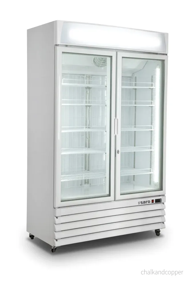 SARO Ventilerad frys med 2 glasdörrar, modell D 800