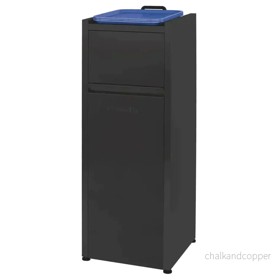 Papperskorgen – Snabbmat – Svart – 110 liter Papperskorgen – Snabbmat – Svart – 110 liter
