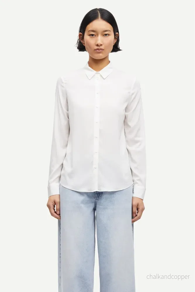 Milly NP Shirt Clear Cream Samsoe Samsoe