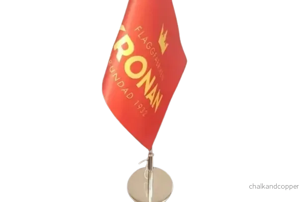 Bordsstång krom 50 cm