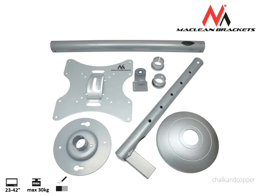 Takmonterat TV-fäste Maclean, 23-42", 30 kg, silver, MC-504A S - Bild 3