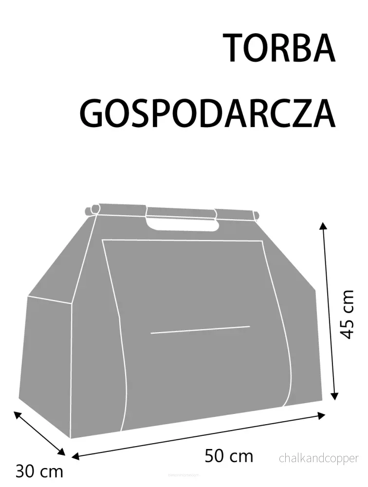 Rektangulär vedväska med bärhandtag, modell: Cube - Bild 2