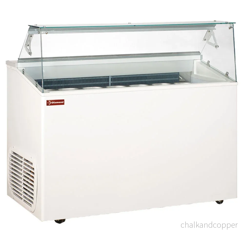 Display för glass, 7 behållare (5 Lt)