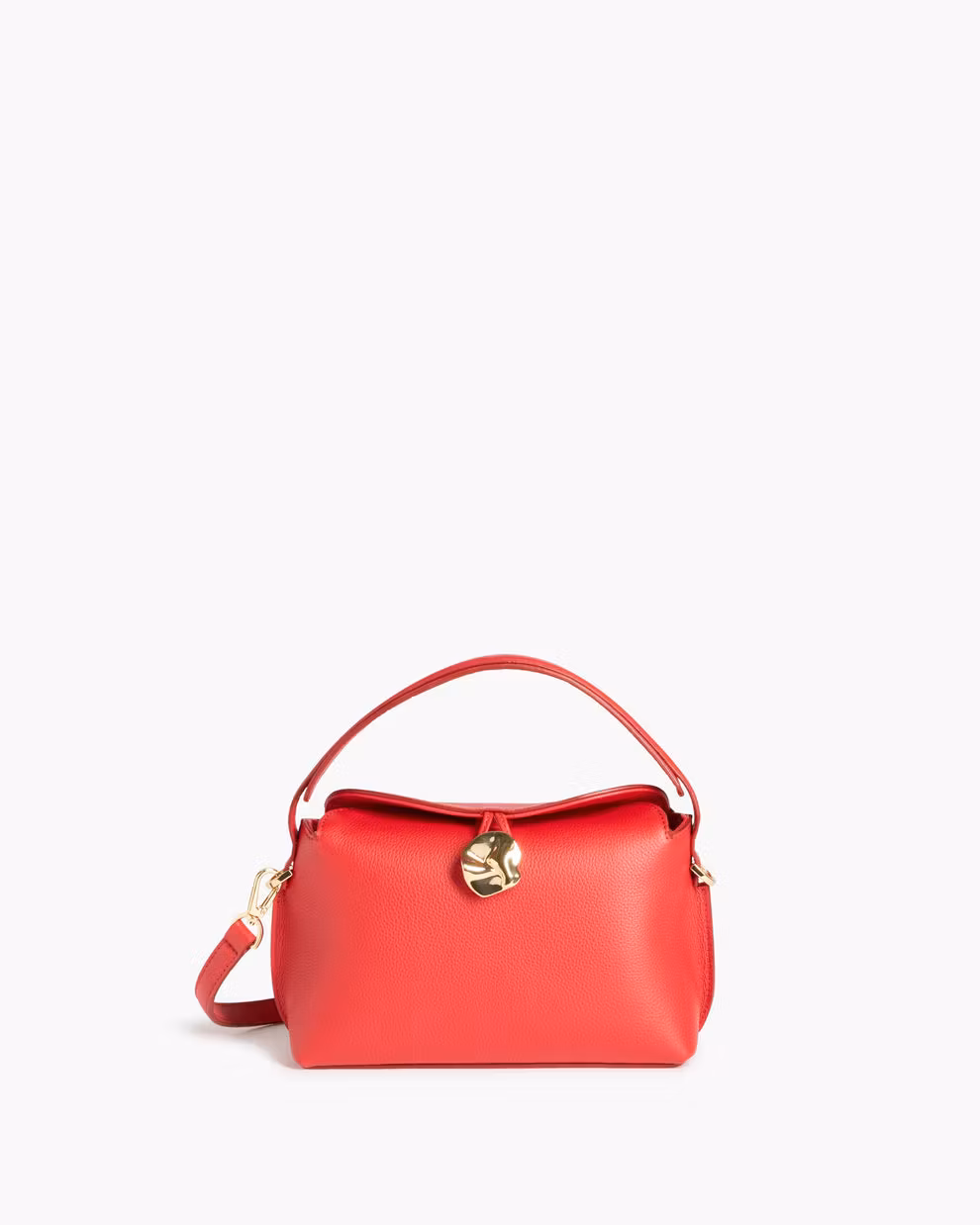 Hanna Mini Bag Grained Leather Cherry Flattered