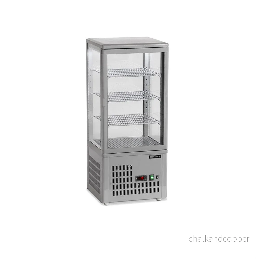 Display-kylskåp, bordsmodell - 80 liter - UPD80-GRÅ