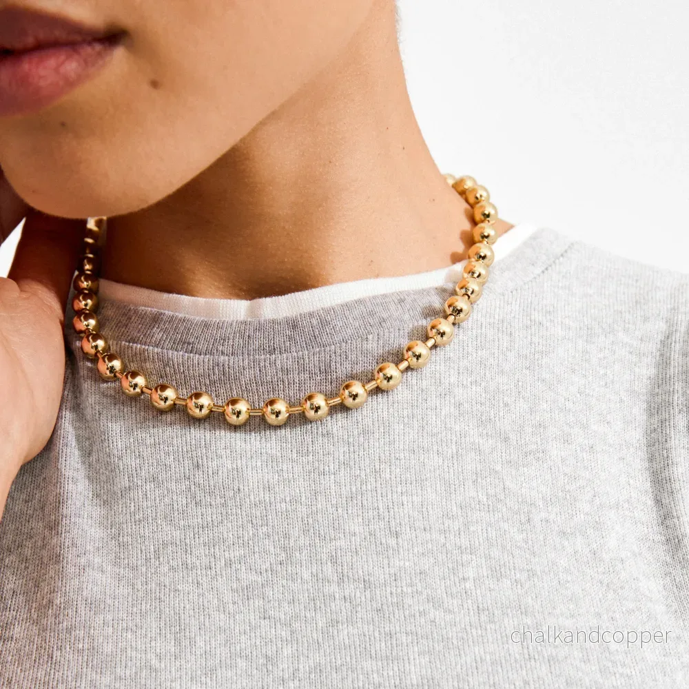 Air Necklace Gold Pilgrim