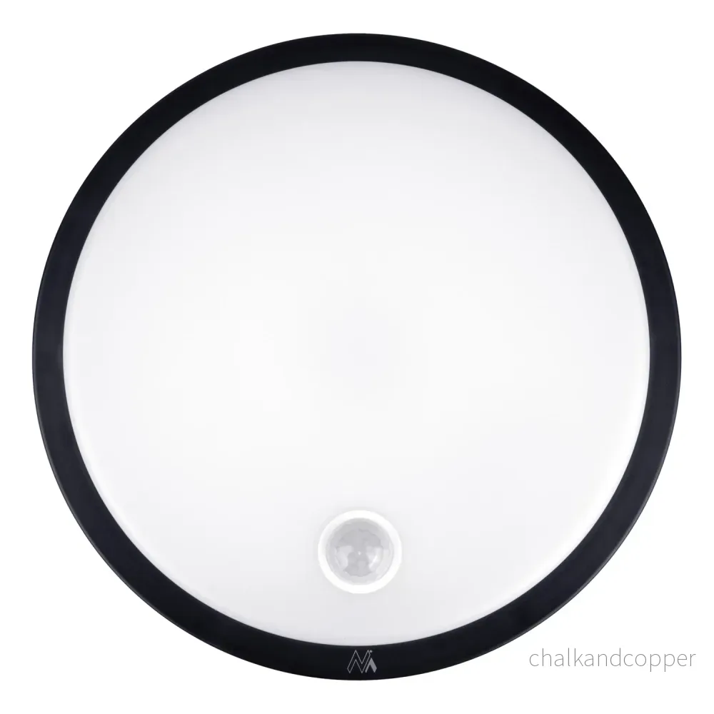 LED-lampa med rörelsesensor Maclean, PIR-sensor, svart, 10 W, IP65, 1000 lm, neutral färg, MCE525 B - Bild 2