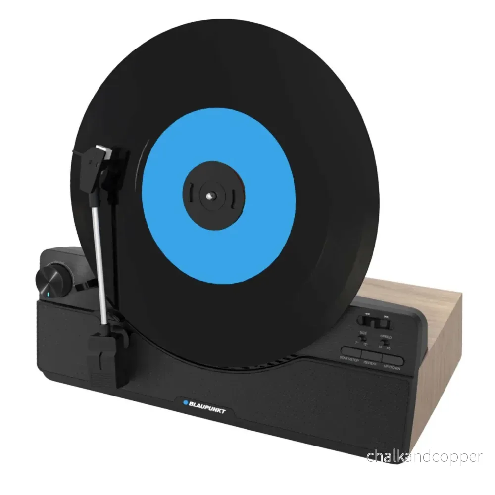 Blaupunkt Vertical skivspelare, Bluetooth, 2x5W RMS, svart, VT100BK - Bild 3