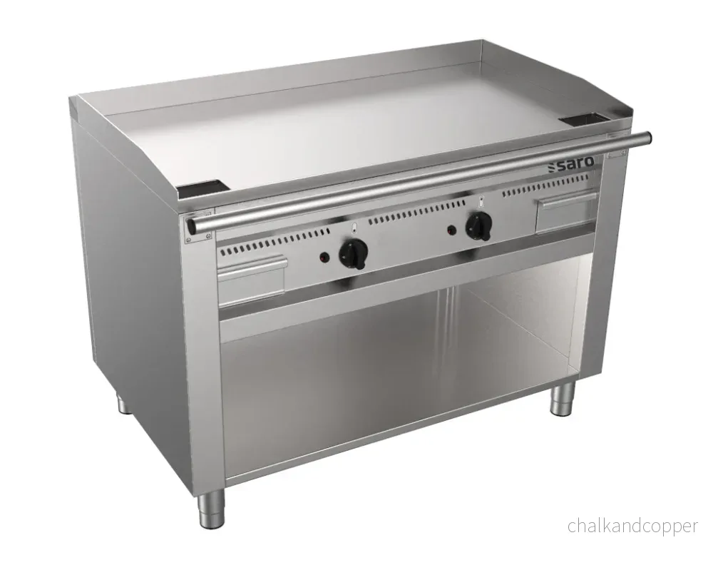 SARO Gas Teppanyaki Grill med öppet stativ modell TED2/120 G